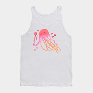 Jellyfish and tulip Tank Top